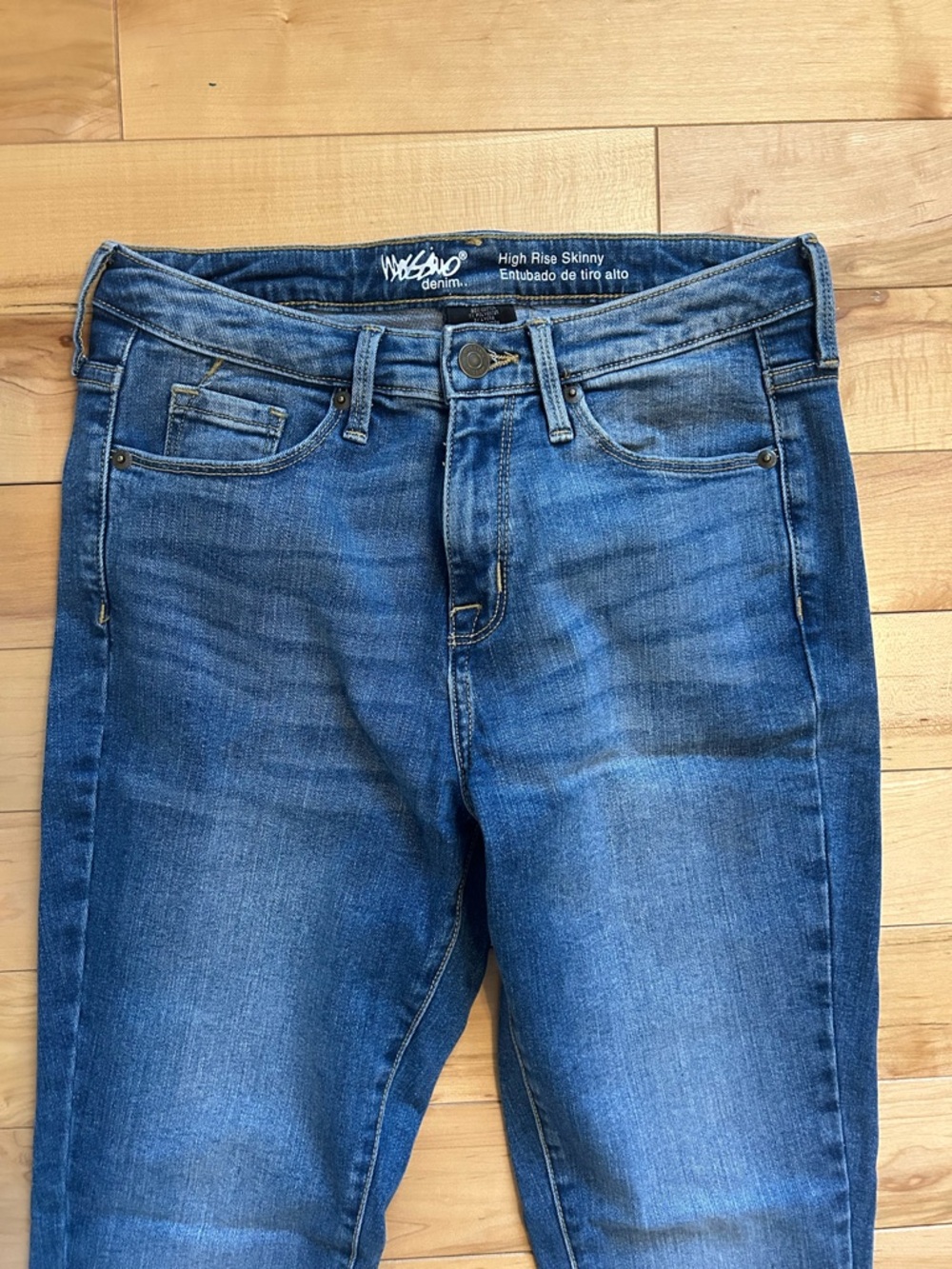 Mossimo Supply Co. High-Rise Skinny Jeans - Medium Blue Wash